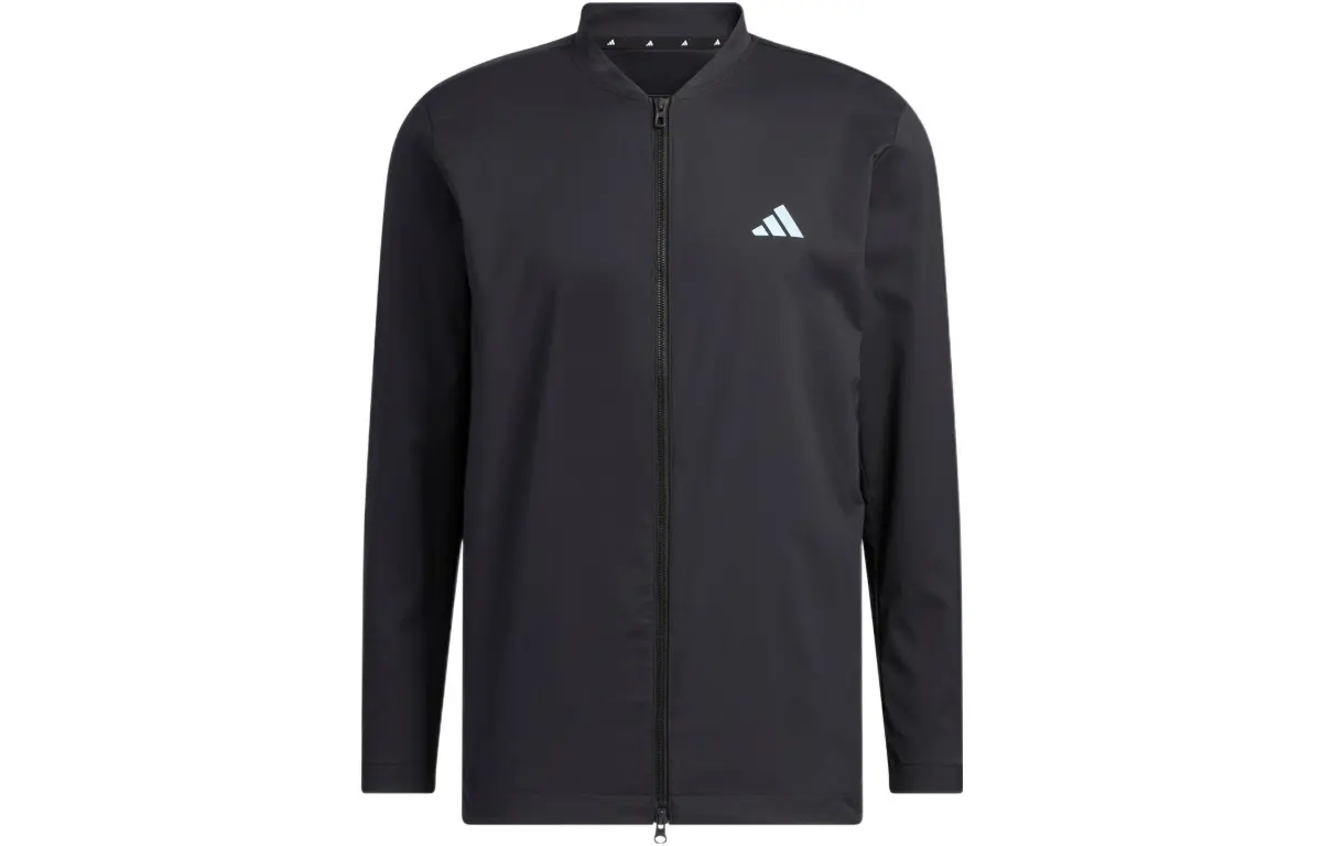 Adidas Jackets Men's Black Stand Collar Moderate Other
