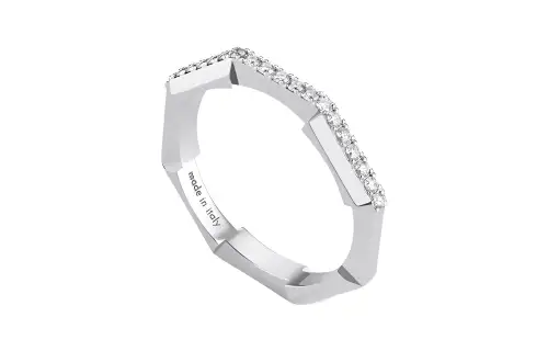 Gucci Link to Love diamond 18k ring