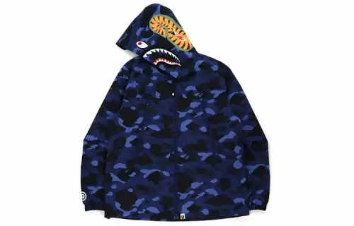Bape Color Camo Shark Hoodie Jacket