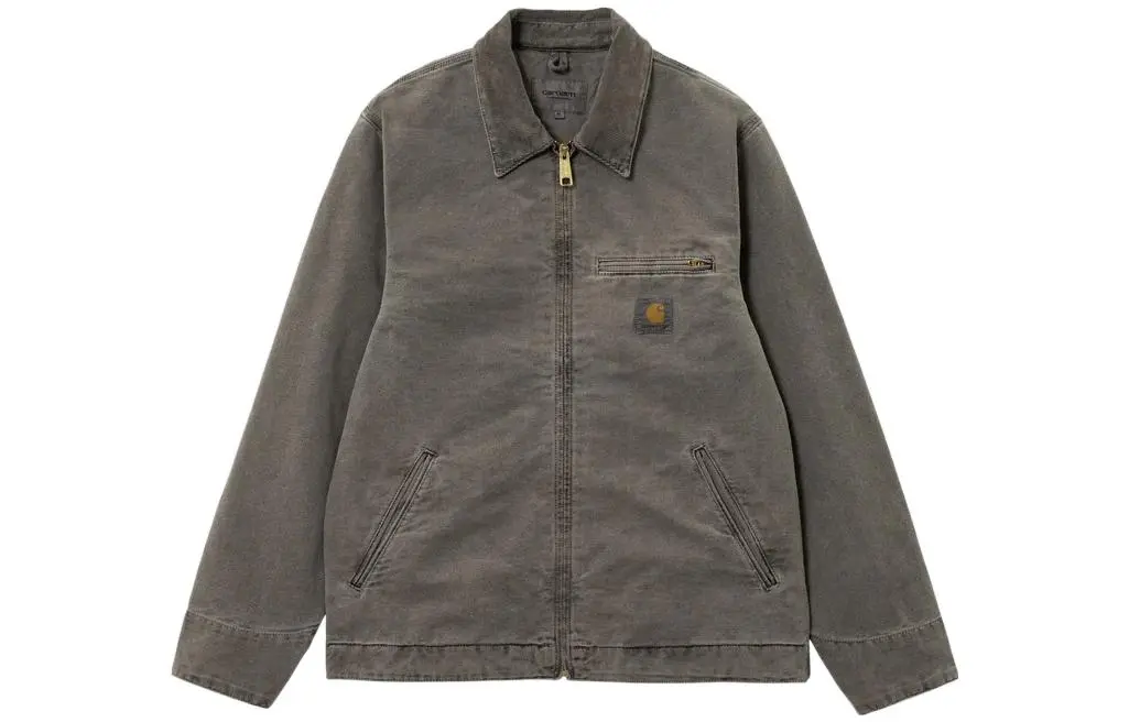 Carhartt WIP Jackets Men's Gray Lapel Moderate Other