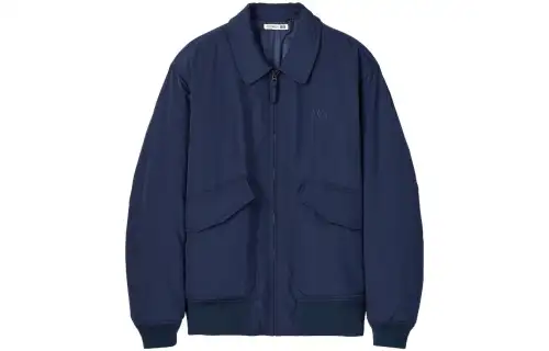 UNIQLO Jackets Men's Dark Blue Stand Collar Moderate Other