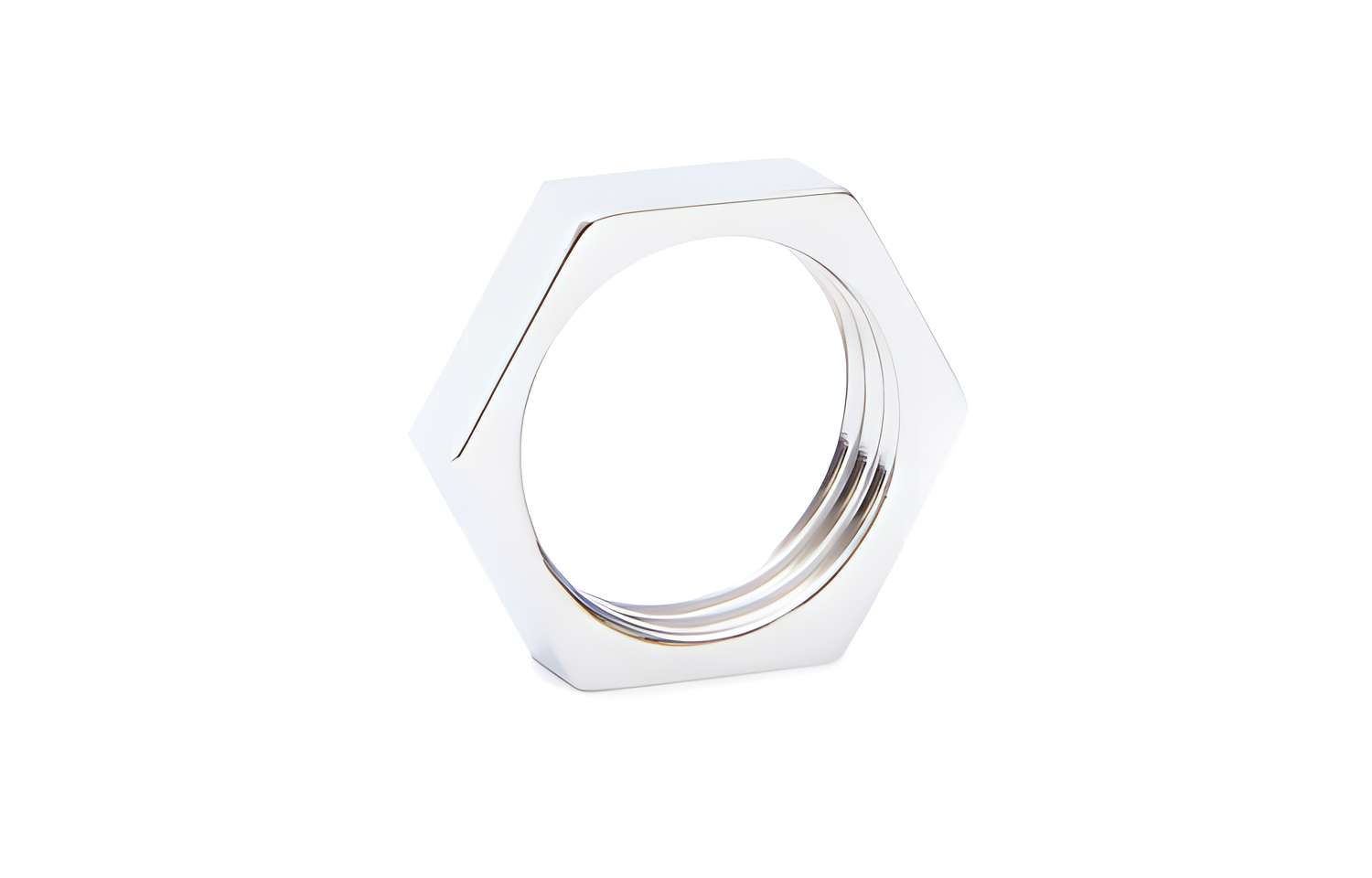 Maison Margiela Number Engraved Geometric Ring
