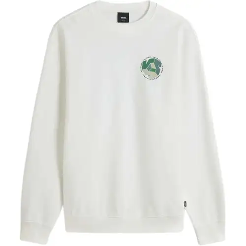 Vans Sweatshirts Men's White Crew Neck Moderate