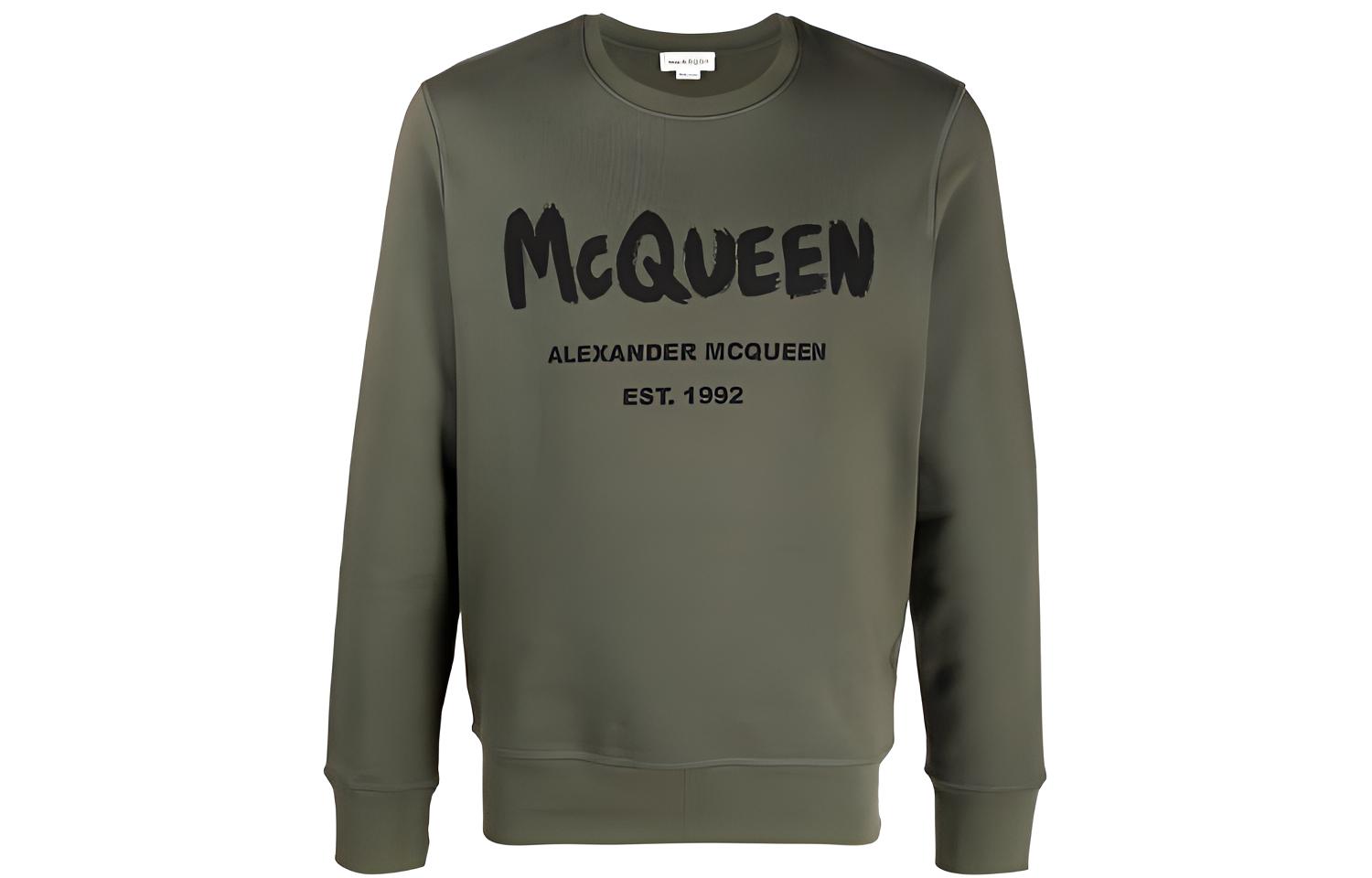 Мужское худи Alexander McQueen FW21 (зеленое)