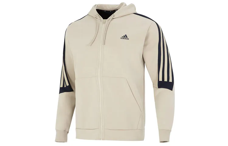 Adidas Jackets Men's Khaki Hooded Moderate Other