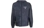 PRADA Jackets Men's Blue Hooded Moderate Other