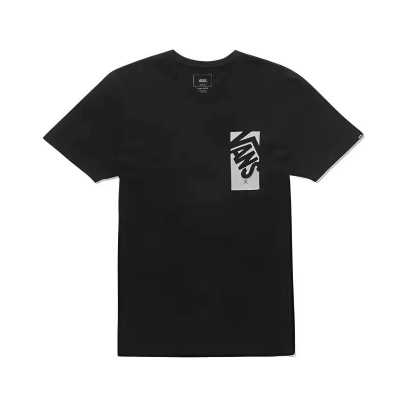 Vans T Shirts Men's Black Crew Neck Moderate