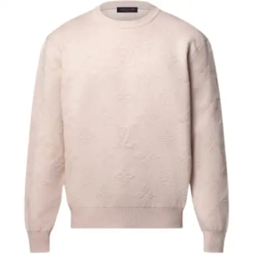 LOUIS VUITTON Monogram Embossed Pullover