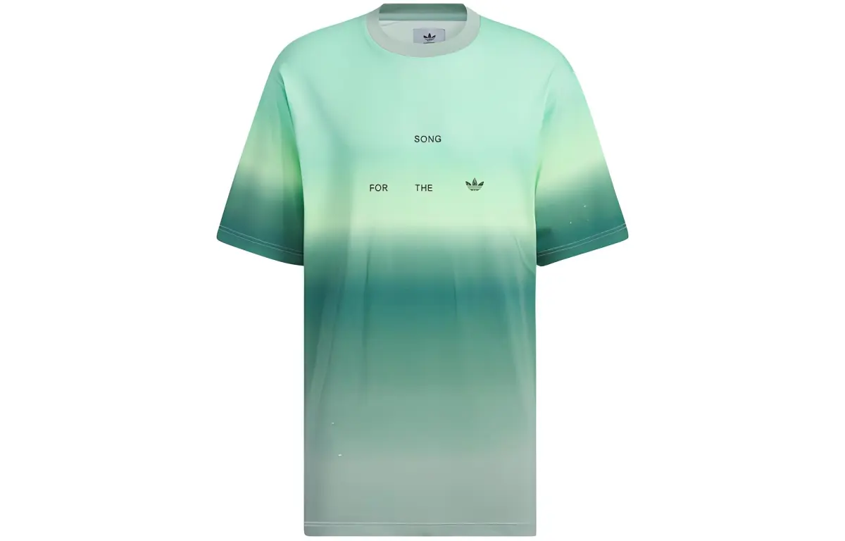 Adidas X Song For The Mute Gradient print Cotton T shirt