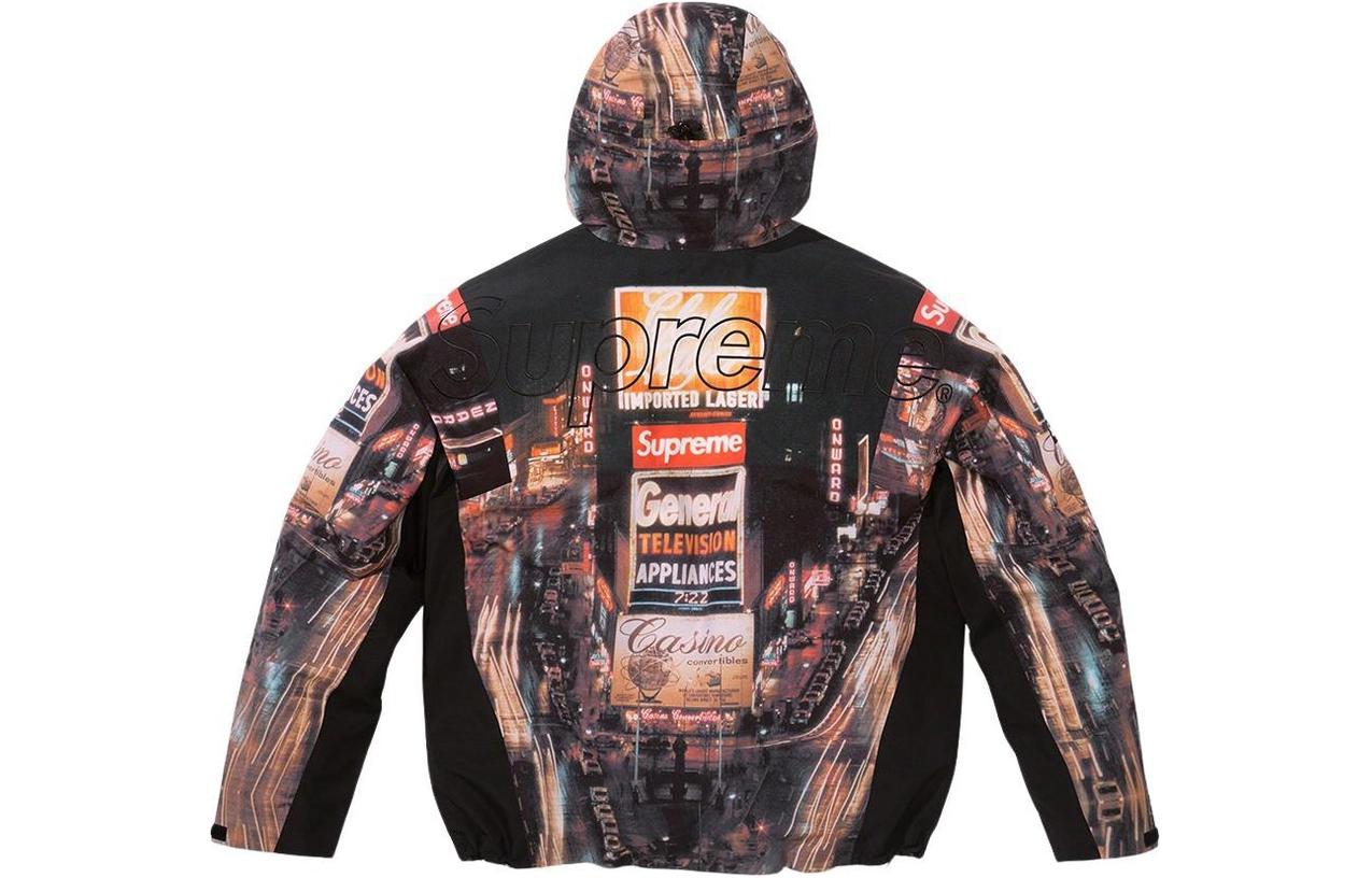 Куртка Supreme TNF FACE Taped Seam Shell Jacket (разноцветная)