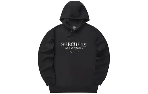 Skechers Sweatshirts Unisex Carbon Black Hooded Moderate Regular