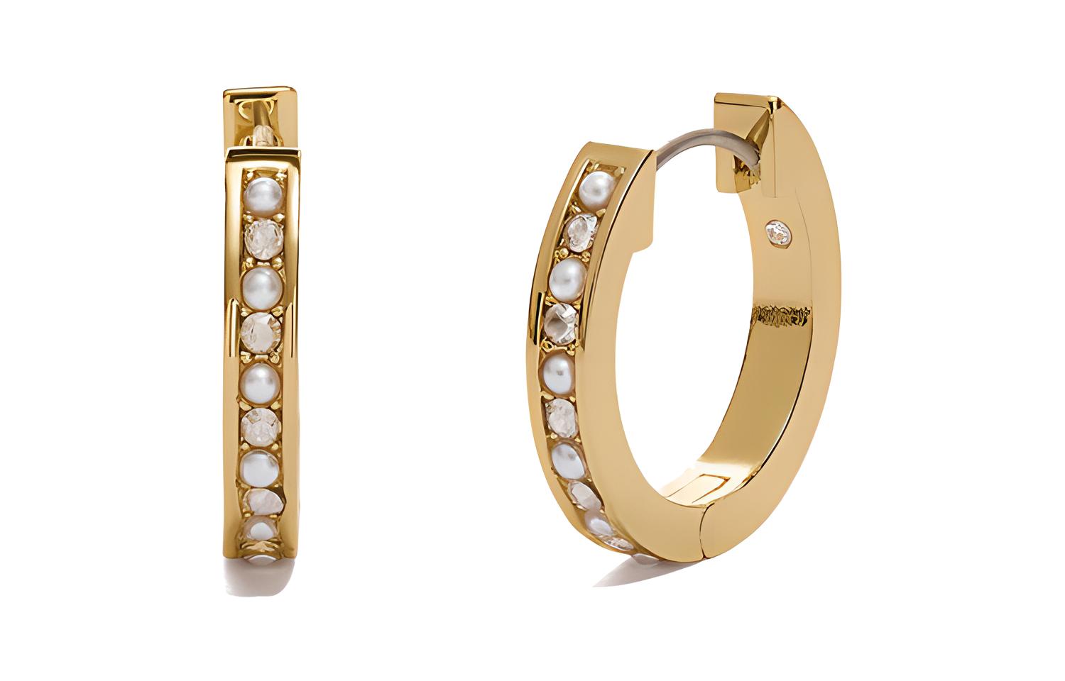 Женские очки COACH Huggie Earrings (золотые)
