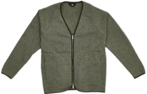 New Balance Jackets Men's Green V Neck Moderate Straight Fit