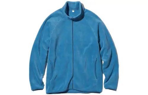 UNIQLO Jackets Unisex Lake Blue Stand Collar Moderate Other