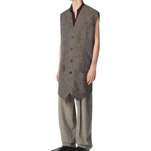 Bottega Veneta SS25 Tank Top Men's Brown