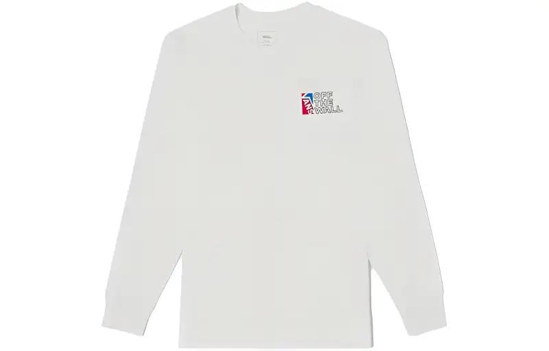 Vans T Shirts Unisex White Crew Neck Moderate Straight Fit