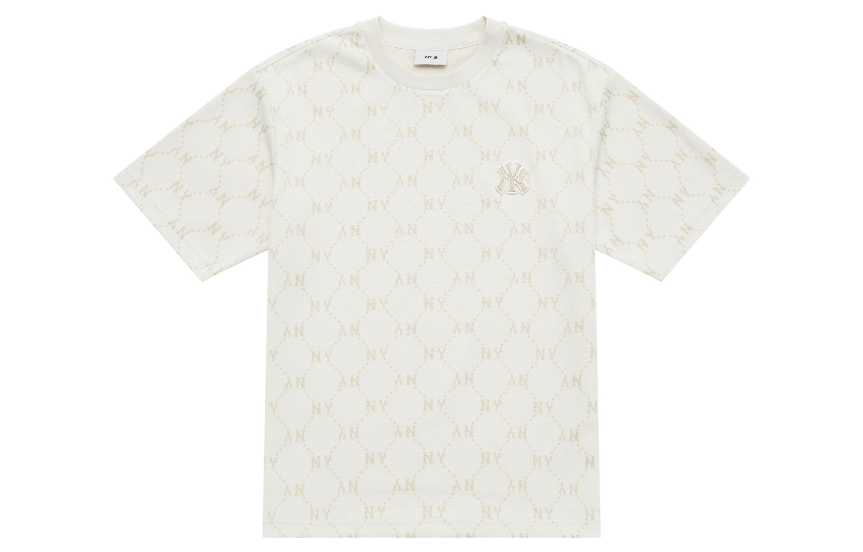 Футболка MLB MONOGRAM (слоновая кость)