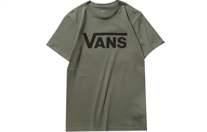 Vans T Shirt Unisex Olive Green