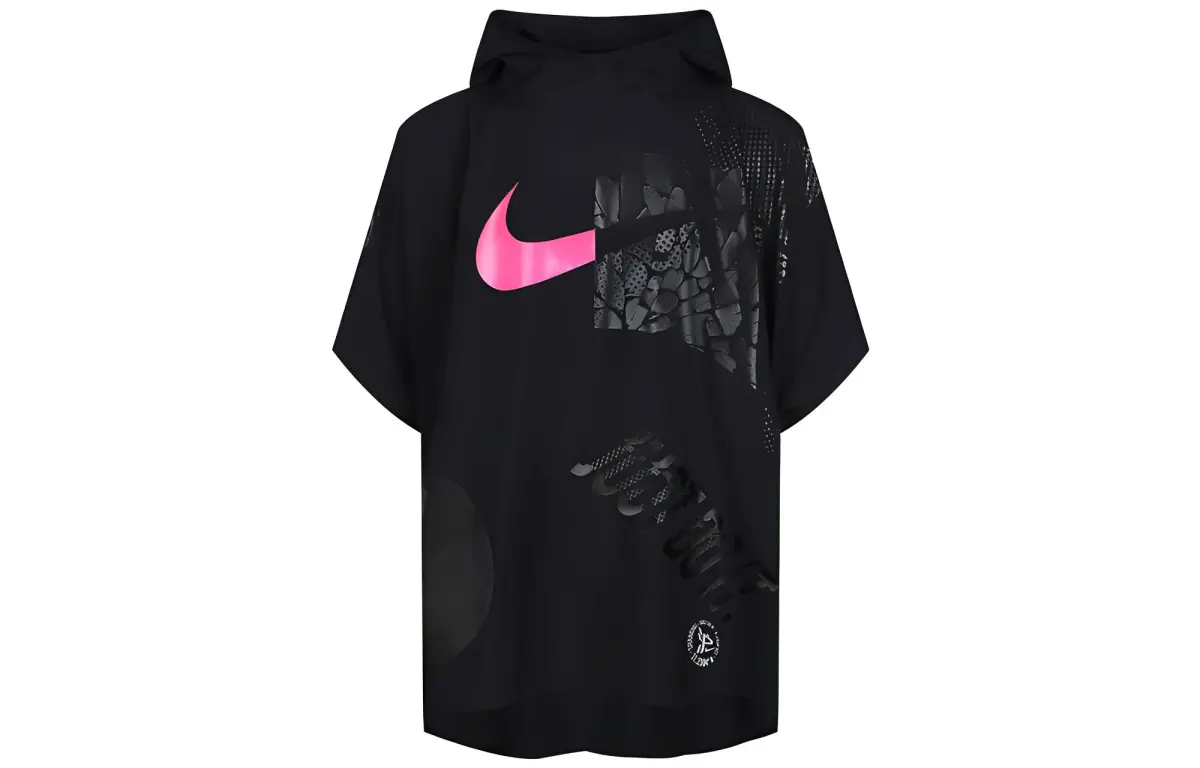 Nike T-Shirts Unisex Black Hooded (Non-detachable) Moderate Other