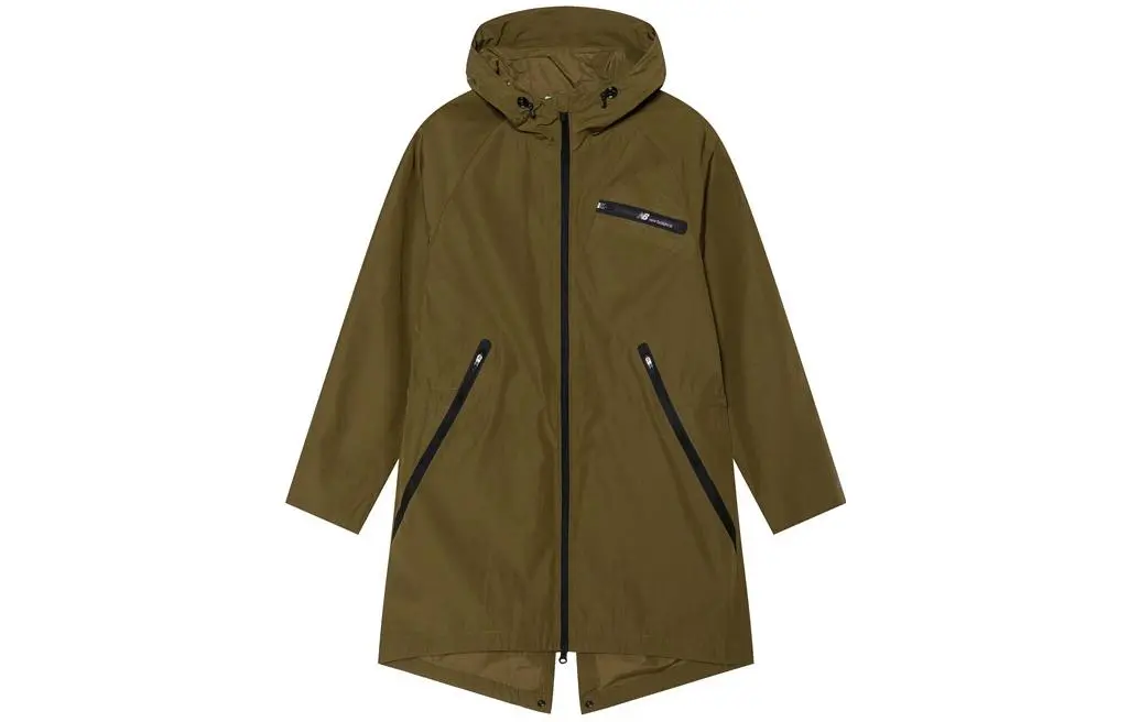 New Balance Jackets Unisex Brown Hooded (Non-detachable) Moderate