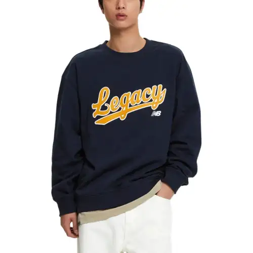 New Balance Sweatshirt Men's Dark Marine Blue