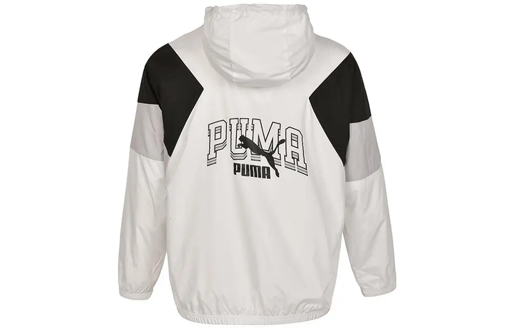 PUMA Jackets Men's Black/White Hooded Moderate Other