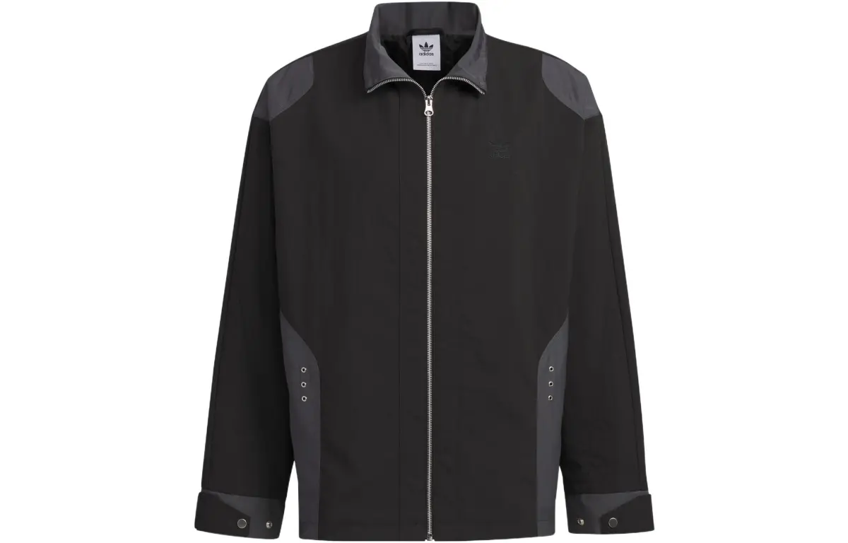 Adidas Jackets Unisex Black Stand Collar Moderate Other