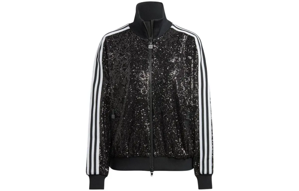 adidas originals Blue Version Sequin Beckenbauer Track Jacket Gender Neutral Black