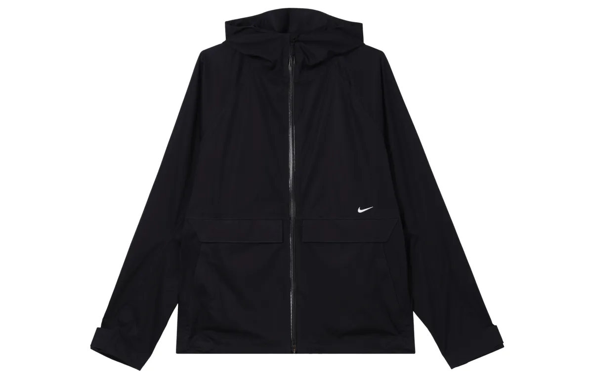 Nike Jackets Men's Black Stand Collar Moderate Other