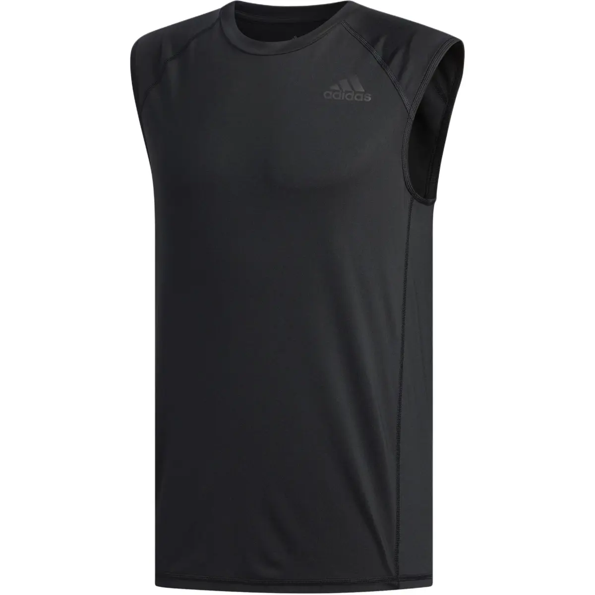 Adidas Tank Tops Men's Black Crew Neck Moderate