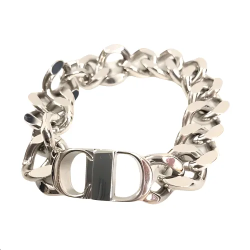 DIOR Brass Bracelets Men's Silver