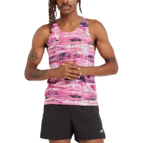 New Balance NYC Marathon Tank Top Men's Pink
