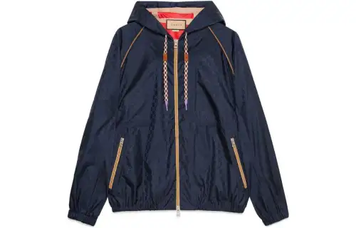 GUCCI Gg Supreme Jacquard Zipped Jacket