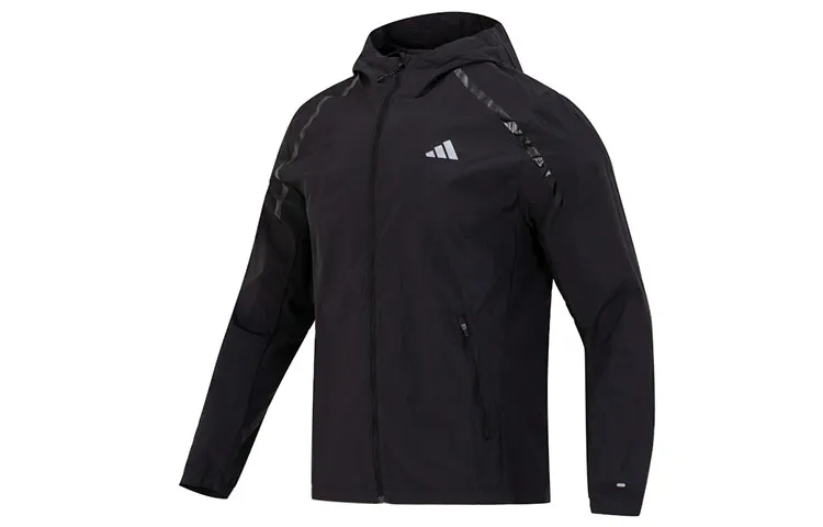 Adidas Jackets Men's Black Hooded Moderate Instructor
