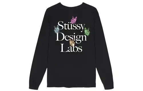 Stussy T Shirts Men's Crew Neck Moderate Straight Fit