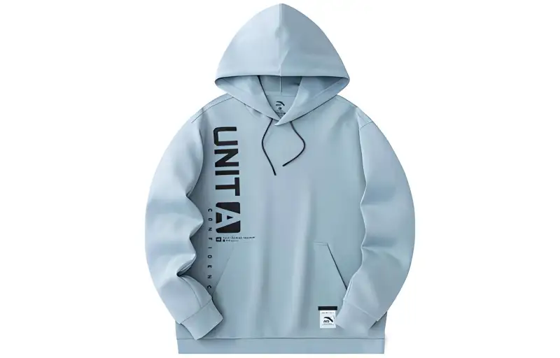 Anta Variety Training Collection Sweatshirt Men's White Cyan