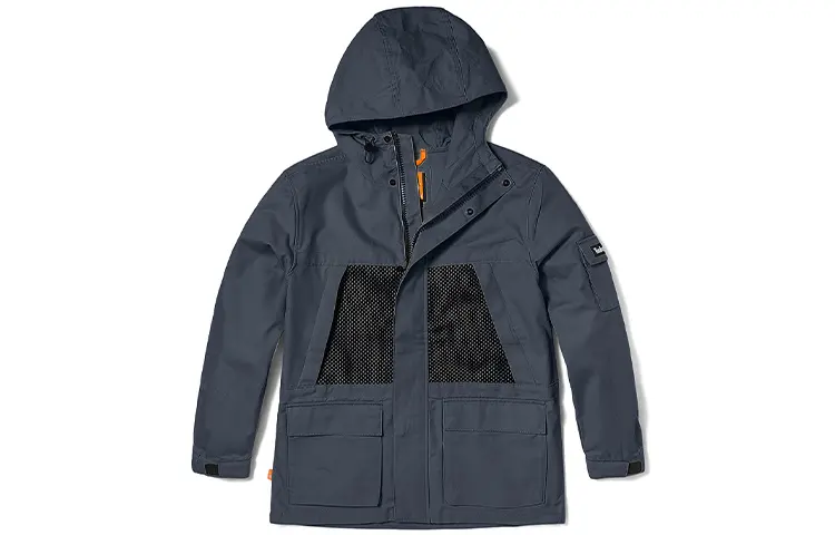 Timberland Jackets Men's Rock Cyan Hooded Moderate Workwear