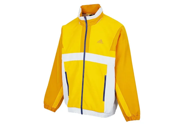 Adidas Jackets Men's Yellow Stand Collar Moderate Other