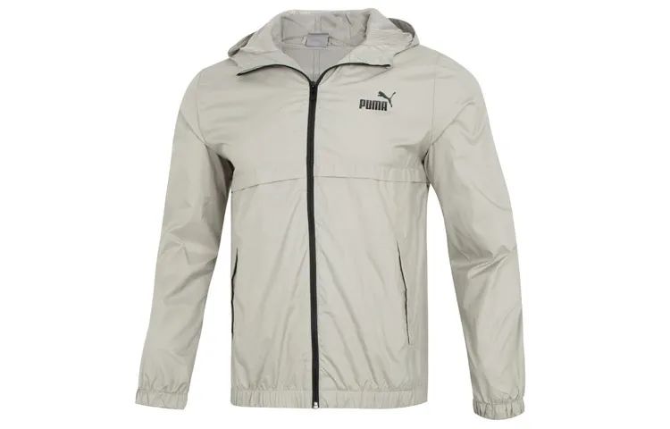PUMA Jackets Men's Slate Gray Hooded Moderate Other