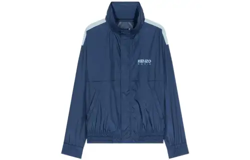 KENZO Logo Printed Long Sleeved Jacket