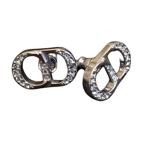 DIOR Sterling Silver Earrings Men's Silver