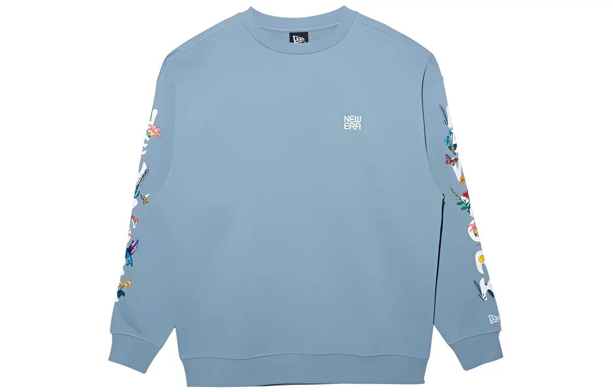 New Era Sweatshirt Unisex Light Blue