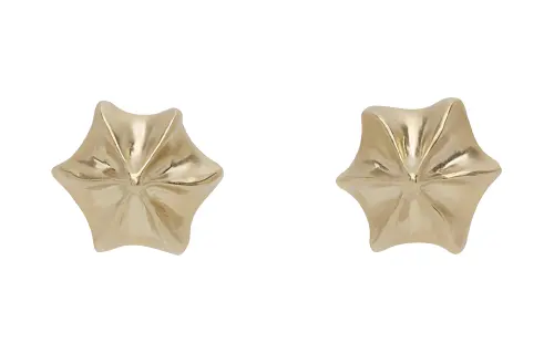 Maison Margiela 925 Sterling Silver Stud Earrings Men's Gold