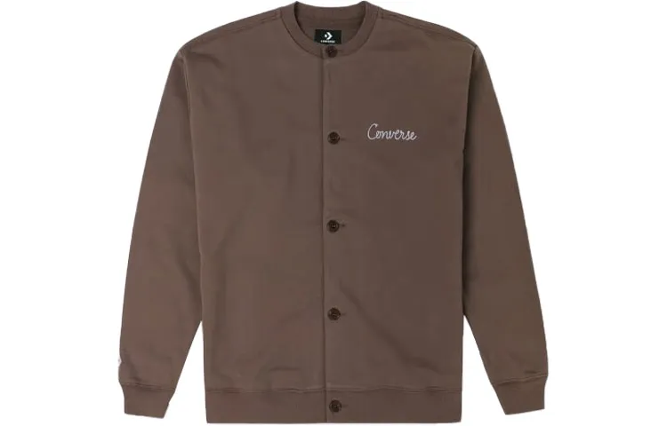 Converse Jackets Men's Umber Crew Neck Moderate Straight Fit