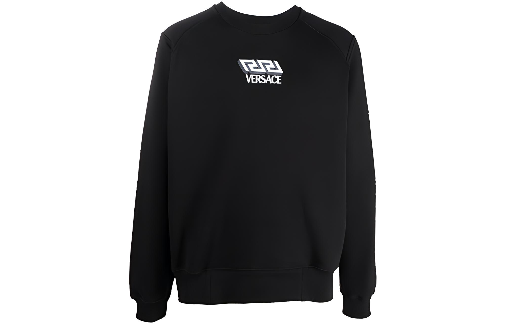 Мужское худи Versace VERSACE Logo (черное)