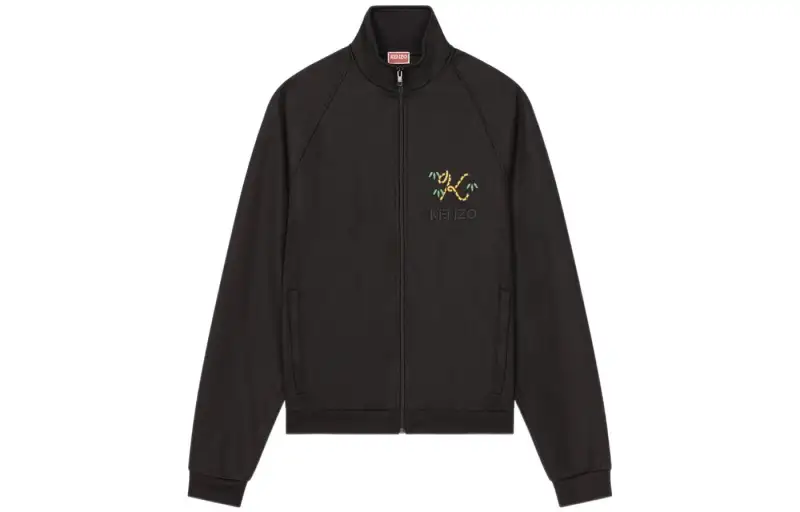 KENZO Tiger Tail K Logo Embroidered Track Jacket