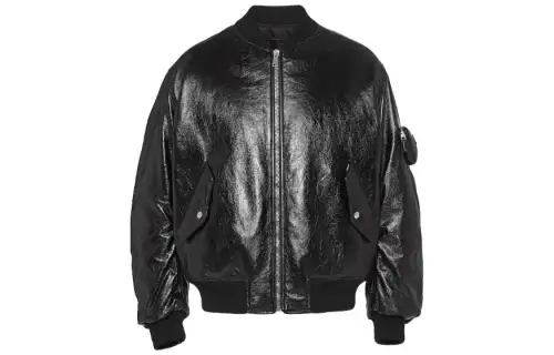 Prada nappa leather bomber jacket
