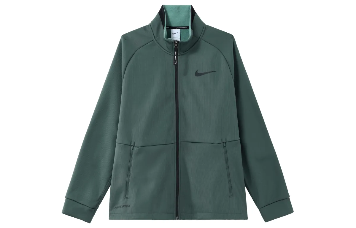 Nike Jackets Men's Green Stand Collar Moderate Other
