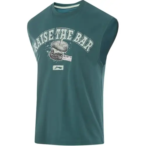 Li Ning Fitness Series Tank Top Men's Cloud Emerald Green