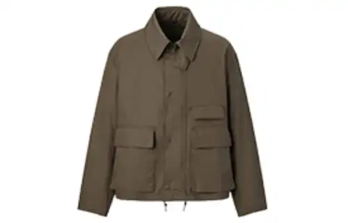UNIQLO Jacket Unisex Army Green